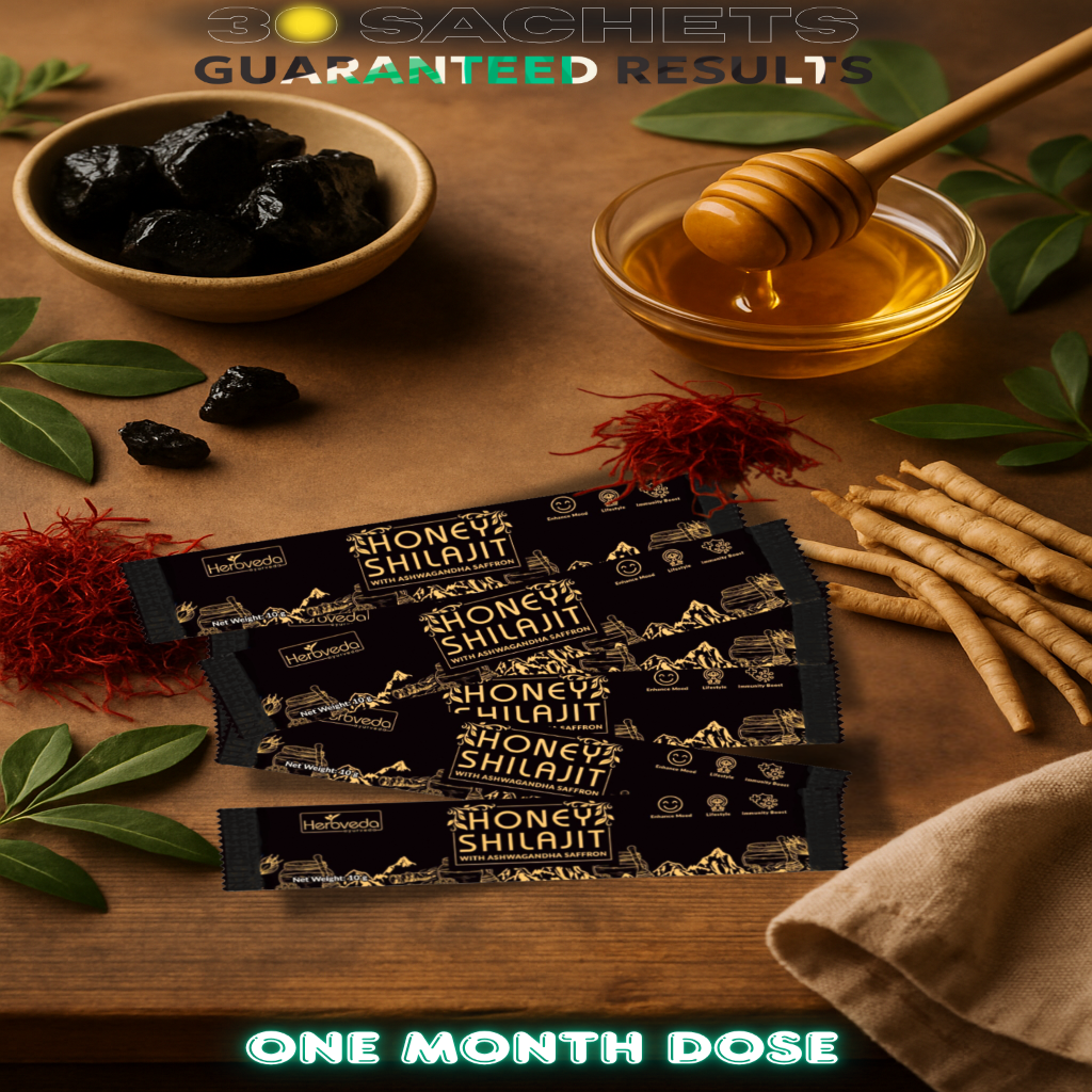Honey Shilajit with Ashwagandha & Saffron