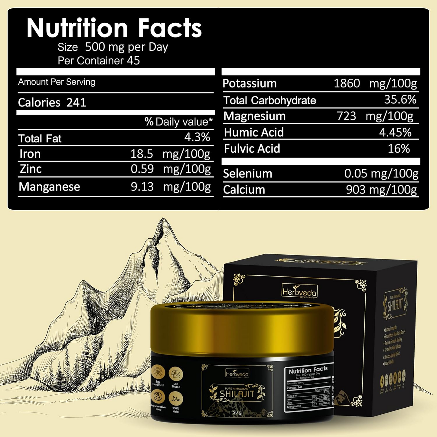 Shilajit Resin | Pure Himalayan Shilajit 30g